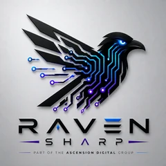Raven Sharp Print on Demand logo